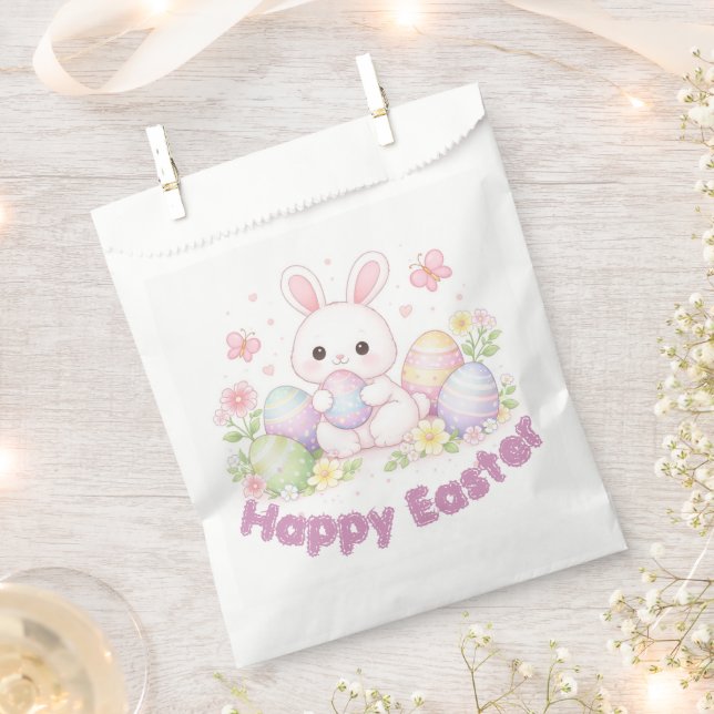 Happy Easter Spring Design - Cute Easter Bunny  Geschenktütchen (Ausgeschnitten)