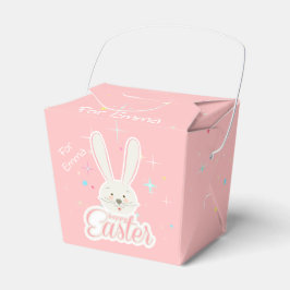 Happy Easter Spring Holiday niedlicher Hasen Egg H Geschenkschachtel