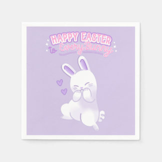 Happy Easter to Every Bunny Serviette