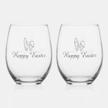Happy Easter Trinkbehälter Set - Edelstahlglas