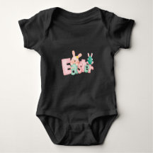 Happy Easter Wishings - Funny Bunny Kisses Baby