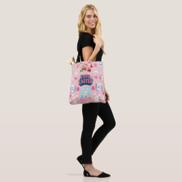 Happy Easter Wishings - Pattern Funny Bunny Oaster Tasche