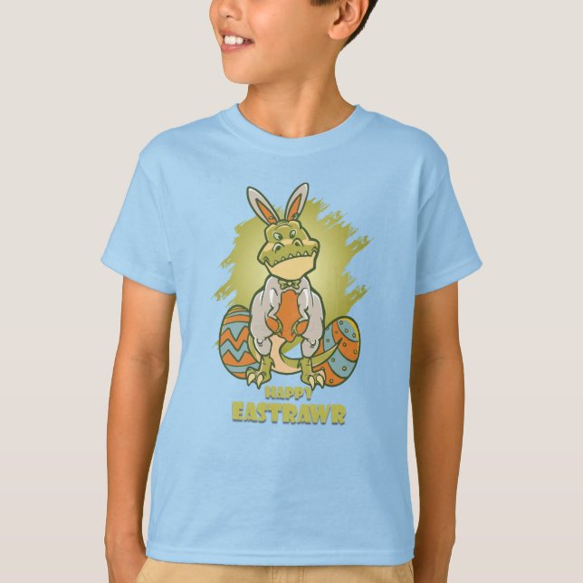 Happy Eastrawr | Kinder T-Shirt (Vorderseite)