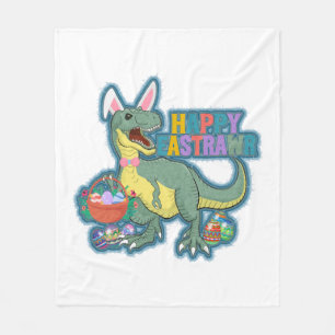 Happy Eastrawr Oaster Dinosaurs Dino Fleecedecke