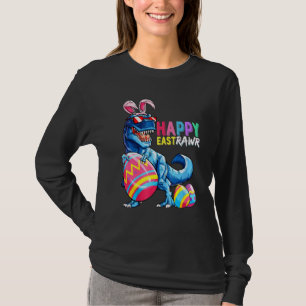 Happy Eastrawr Rex Dinosaur Oster Bunny Egg Costu T-Shirt