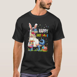 Happy Eastrawr Rex Dinosaur Oster Bunny Egg Costu T-Shirt