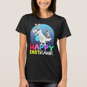 Happy Eastrawr. Rex Osterfest Bunny Dinosaurier Ei T-Shirt