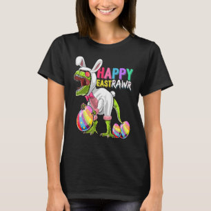 Happy Eastrawr T Rex Dinosaur Oster Bunny Egg Cos T-Shirt