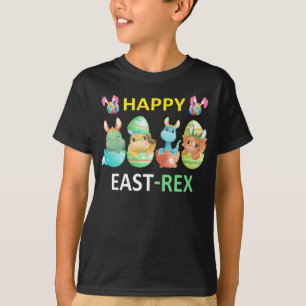 Happy Eastrawr T-Rex Dinosaur Oster Bunny Egg T-Shirt