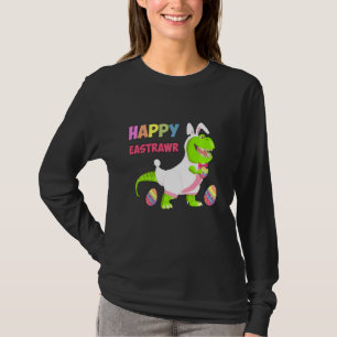 Happy Eastrawr T Rex Kids Shirt Dinosaur Osterbu