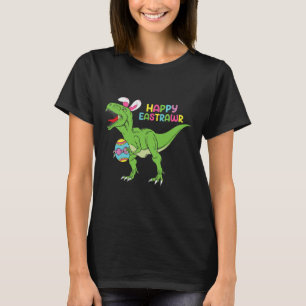 Happy Eastrawr T Rex Oster Bunny Dinosaur Eggs Bo T-Shirt