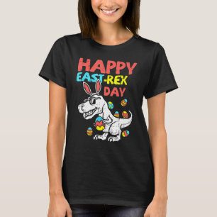 Happy Eastrawr Trex Dinosaur Kleinkind Boys Kinder T-Shirt