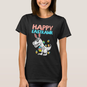 Happy Eastrawr Trex Dinosaur Kleinkind Boys Kinder T-Shirt