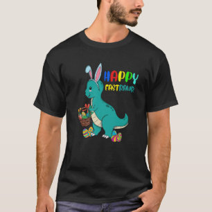 Happy Eastrawr Trex Oster Bunny Dinosaur Eggs Boy T-Shirt