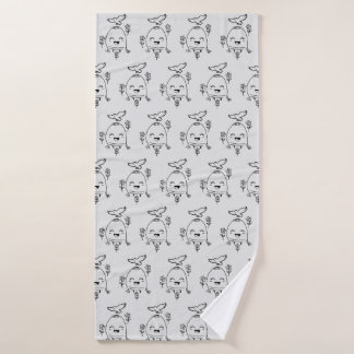 Happy Egg with Bird and Flowers