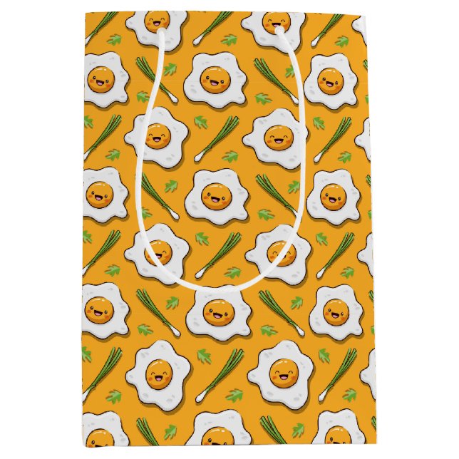 Happy Eggs Breakfast Mittlere Geschenktüte (Vorderseite)