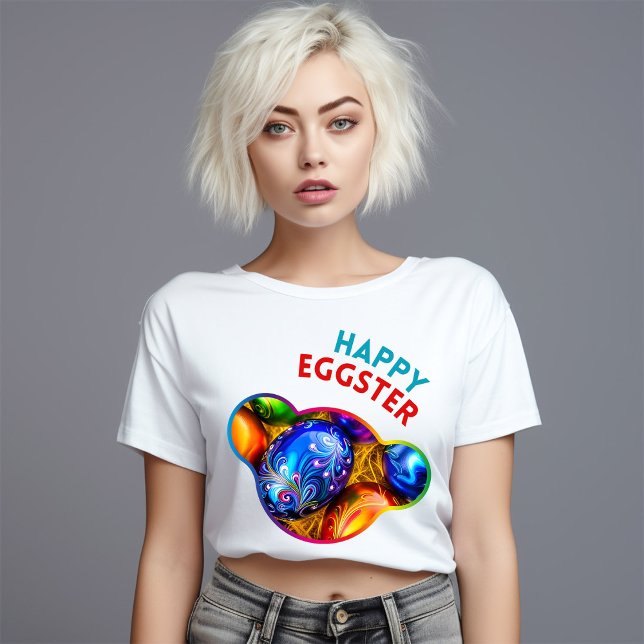 Happy Eggster - Bilder T-Shirt (Von Creator hochgeladen)