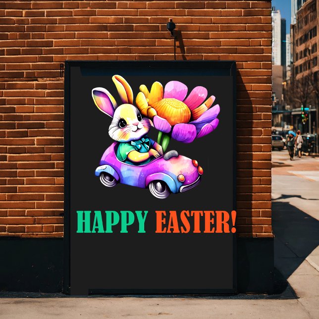 Happy Eggster - Florals Poster (Von Creator hochgeladen)