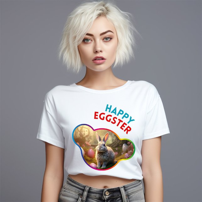 Happy Eggster - Gezeichnet T-Shirt (Von Creator hochgeladen)