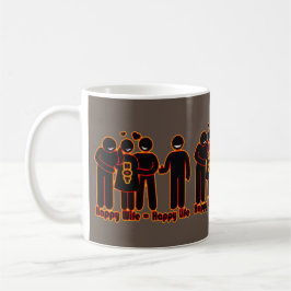 Happy Ehefrau Happy Life Hotwife Kaffeetasse
