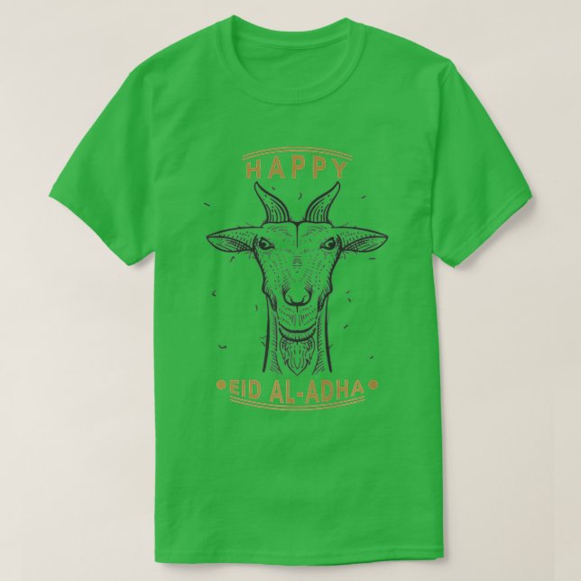 Happy Eid Adha Mubarak Cool Islamischer Eid Mubara T-Shirt (Design vorne)