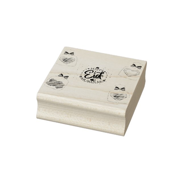 Happy Eid  -Eid Adha Mubarak 2022. Gummistempel (Stempel)