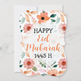 Happy Eid Mubarak 1445 H Custom Grußkarte Einladung