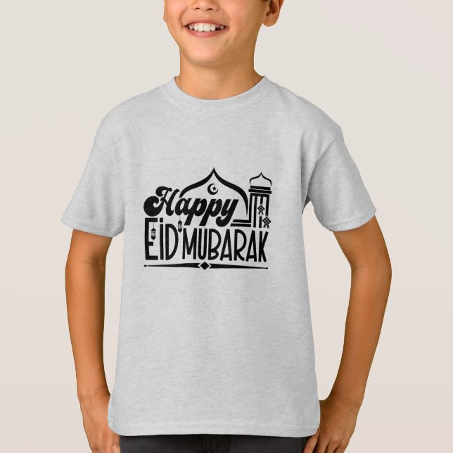 Happy Eid Mubarak T-Shirt (Vorderseite)