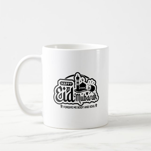 Happy Eid Mubarak verzeihen mir Körper und Soul Ty Kaffeetasse (Links)