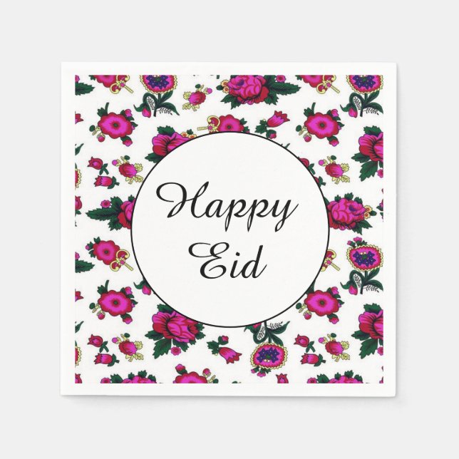 Happy Eid Napkins Serviette (Vorderseite)