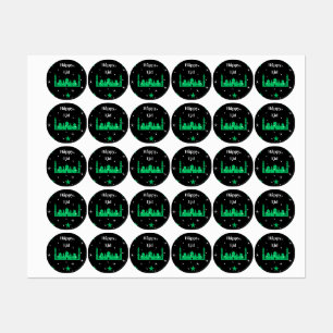 Happy Eid Stickers Etiketten