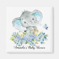 Happy Elephant Baby Boys Shower Fevor