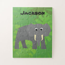 Happy Elephant Kleine Kinder Personalisiert