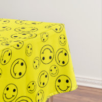 Happy Emoji Faces Yellow