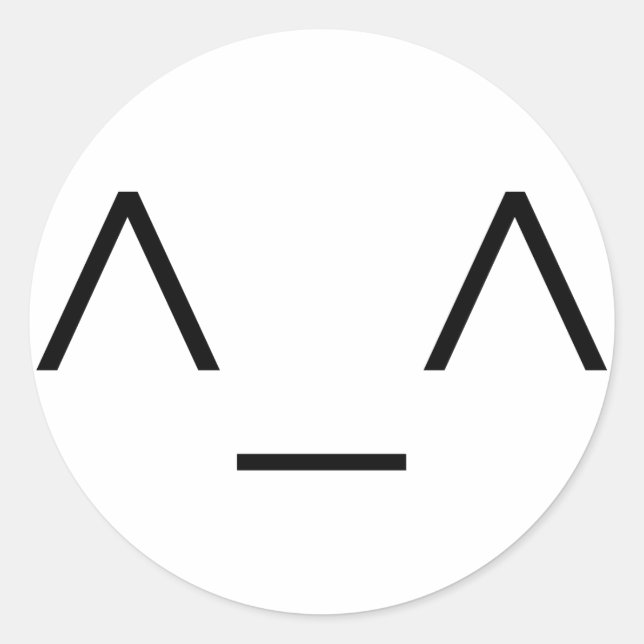 ^_^ Happy Emoticon Stickers (Vorderseite)