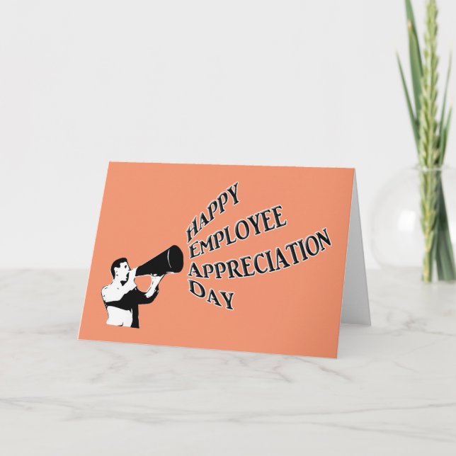 Happy Employee Appreciation Day Karte (Vorderseite)
