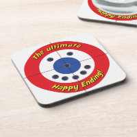 Happy Ending Curlers Untersetzer - (Rot)