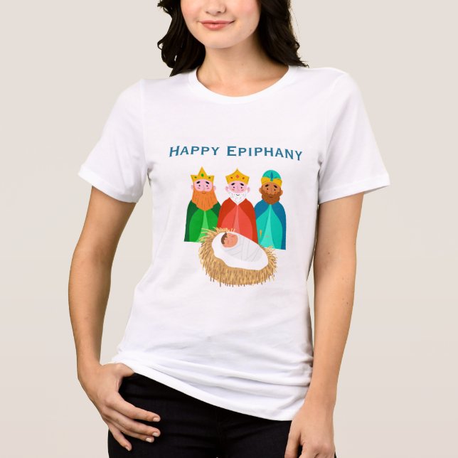 Happy Epiphany Tri-Blend Shirt (Vorderseite)