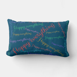 Happy Everything - Buntes Kissen für gute Laune