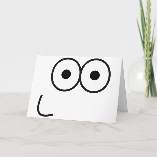 Happy Eyes and Mouth - Carte de voeux (Devant)