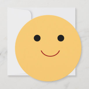 Happy Face Birthday Einladung