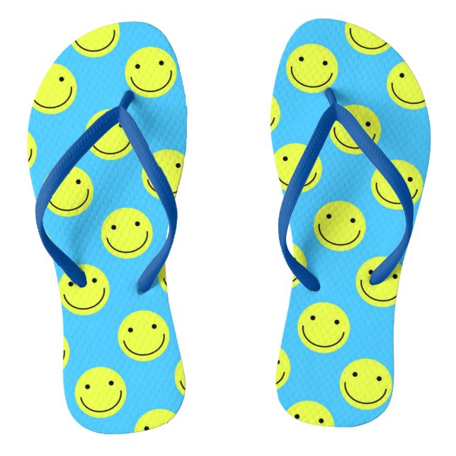 Happy Face Flip Flops (Fußbett)
