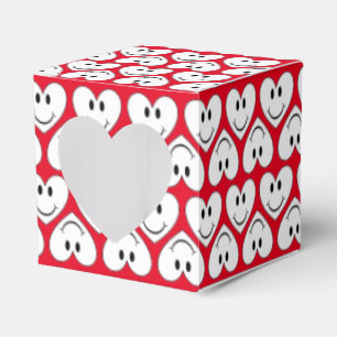 Happy Face Heart Geschenkschachtel