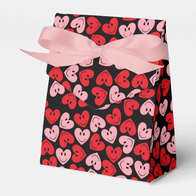 Happy Face Heart Geschenkschachtel (Vorderseite)