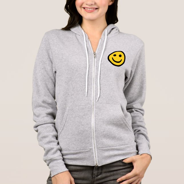 Happy Face Hoodie (Vorderseite)