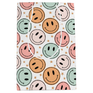 Happy Face Mittlere Geschenktüte