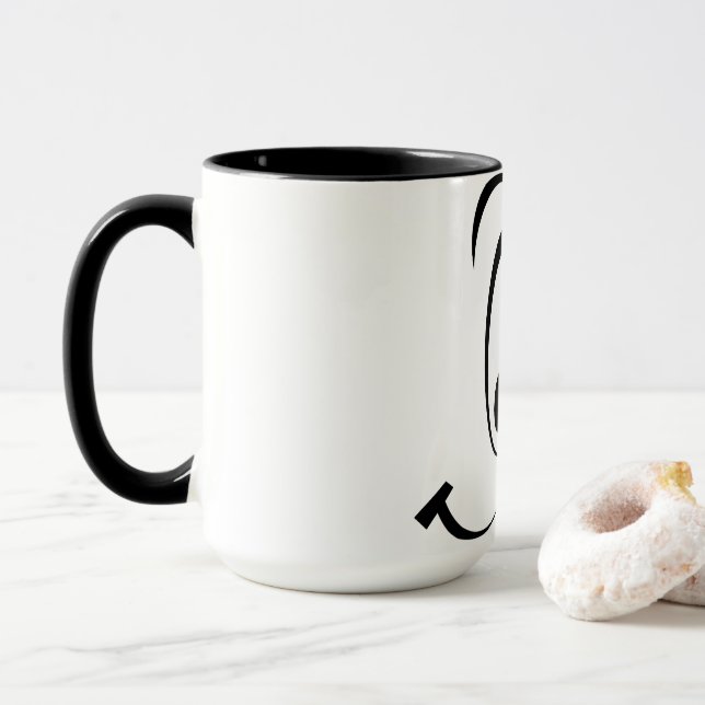 Happy Face Mug (Avec donut)