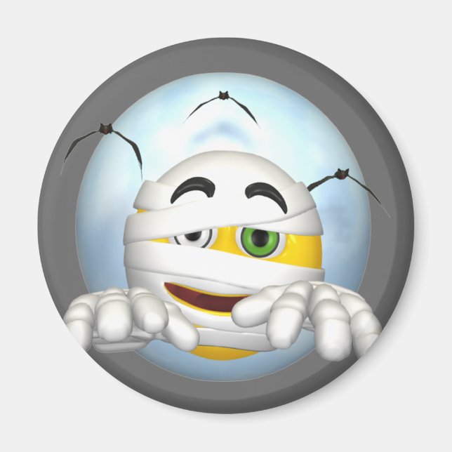 Happy Face Mummy Magnet (Vorne)