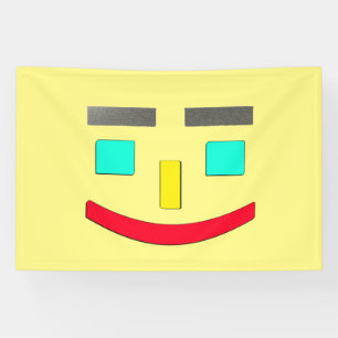 "Happy Face" Niedliches Design. Jetzt kaufen Banner