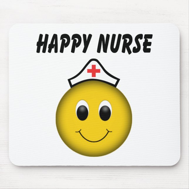 Happy Face Nurse Mousepad (Vorne)